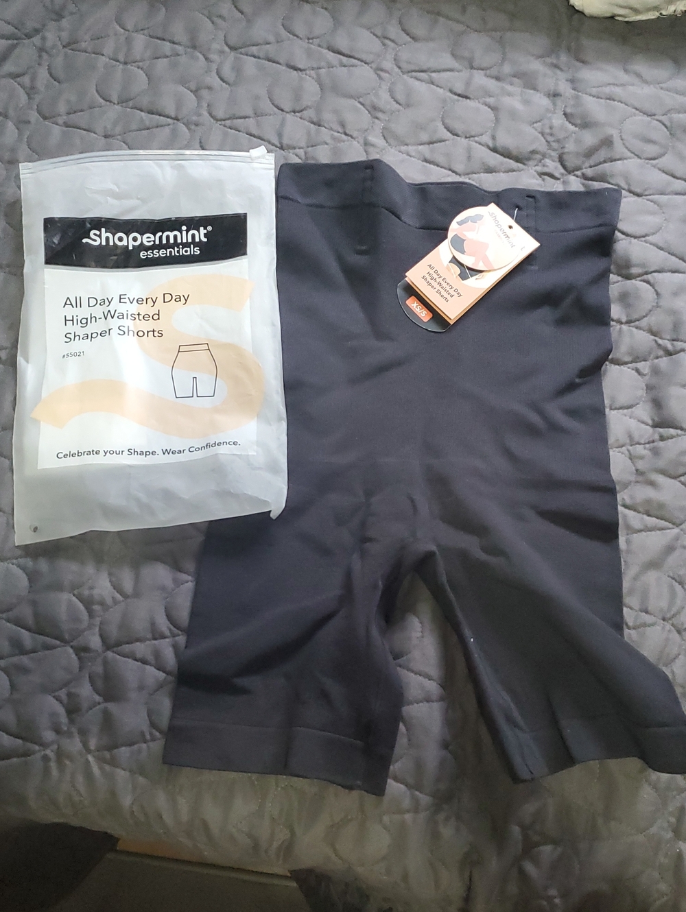 Shapermint Black High-Waisted Shaper Shorts